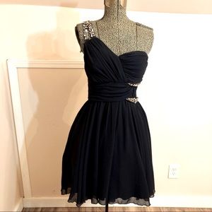 Way-In Clothing Co. Sophisticated Navy Dress